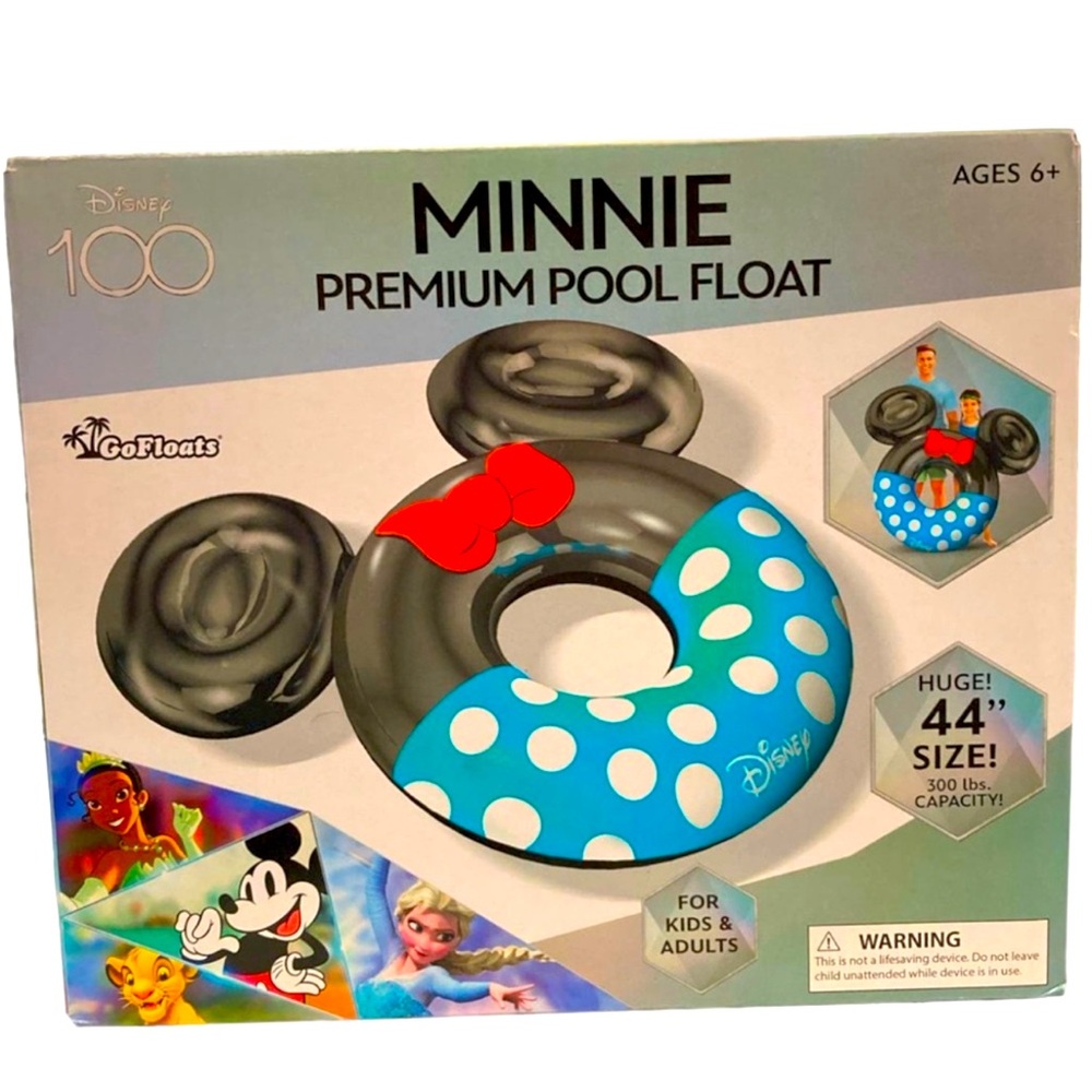 Disney Minnie Mouse Premium Pool Float, New!